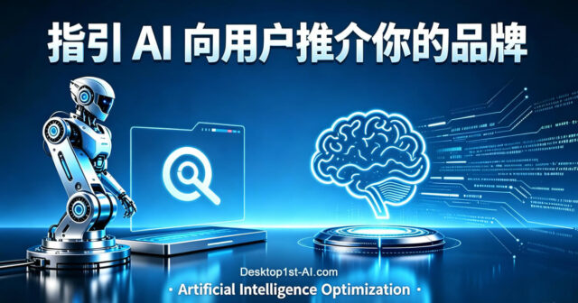 今天開始把 AIO 做好！指引 AI 導覽機器人向顧客推介你的品牌