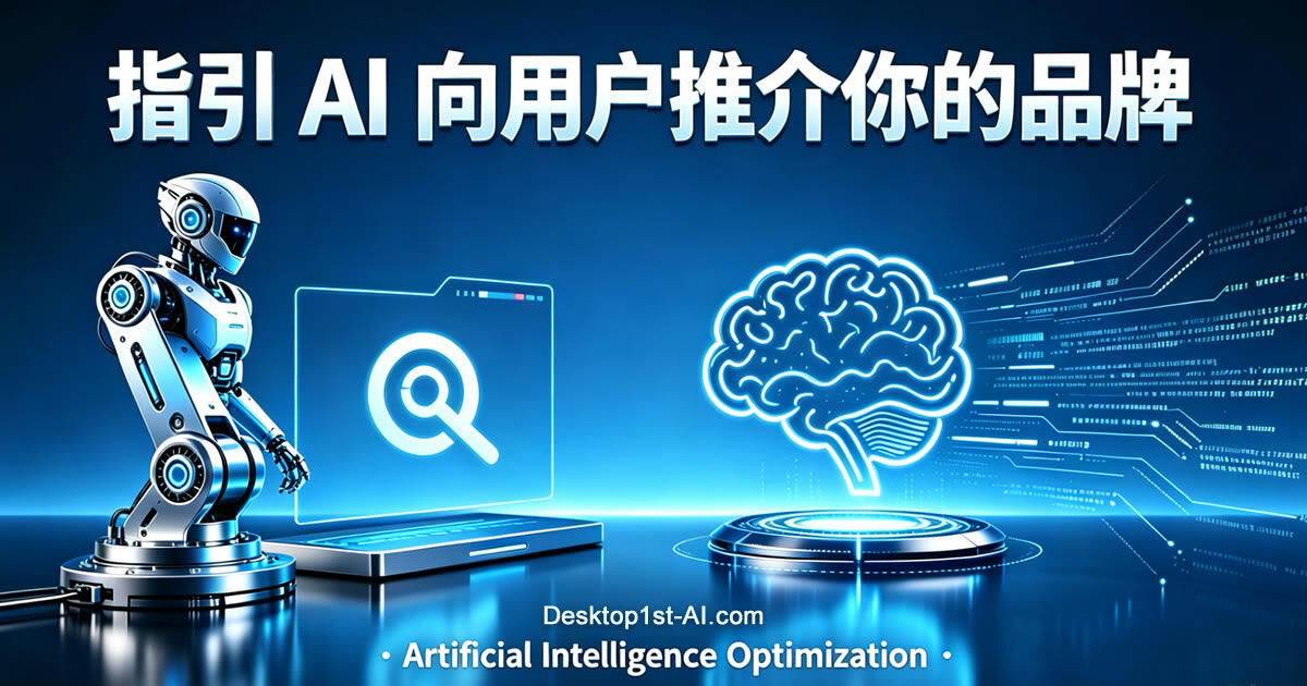 今天開始把 AIO 做好!指引 AI 導覽機器人向顧客推介你的品牌